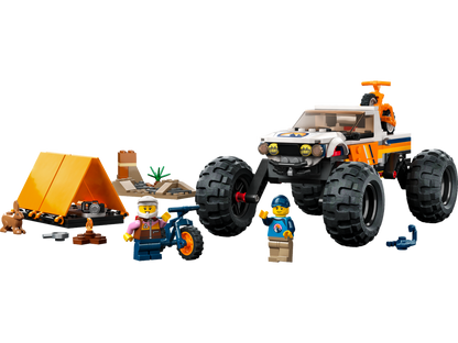 LEGO® City 4x4 Off-Roader Adventures Đồ Chơi Lắp Ráp Xe Địa Hình Cắm Trại LEGO 60387 - Hình ảnh chi tiết 2