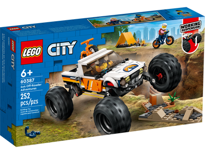 LEGO® City 4x4 Off-Roader Adventures Đồ Chơi Lắp Ráp Xe Địa Hình Cắm Trại LEGO 60387 - Hình ảnh sản phẩm