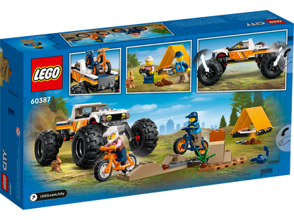 LEGO® City 4x4 Off-Roader Adventures Đồ Chơi Lắp Ráp Xe Địa Hình Cắm Trại LEGO 60387 - Góc nhìn khác 3