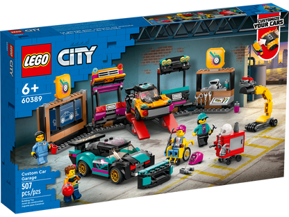 LEGO® City Custom Car Garage - Đồ chơi lắp ráp Gara Độ Xe Thành Phố - LEGO 60389 - Hình ảnh sản phẩm