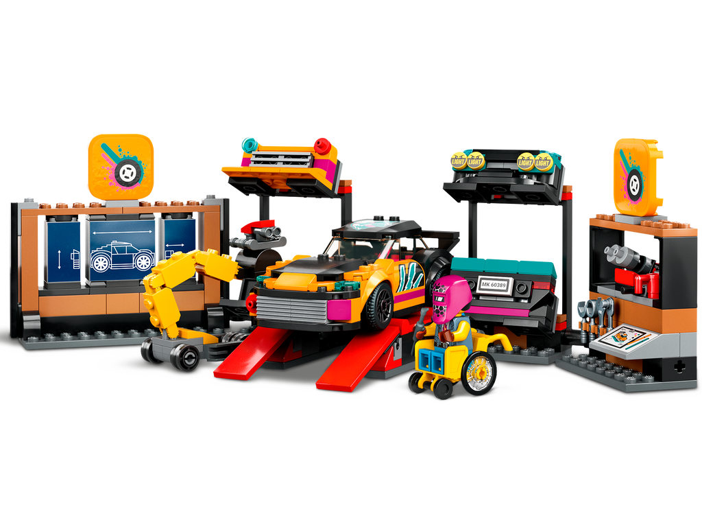 LEGO® City Custom Car Garage - Đồ chơi lắp ráp Gara Độ Xe Thành Phố - LEGO 60389 - Góc nhìn khác 3