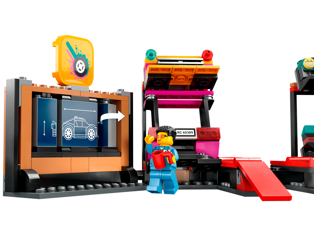 LEGO® City Custom Car Garage - Đồ chơi lắp ráp Gara Độ Xe Thành Phố - LEGO 60389 - Hình ảnh bổ sung 4