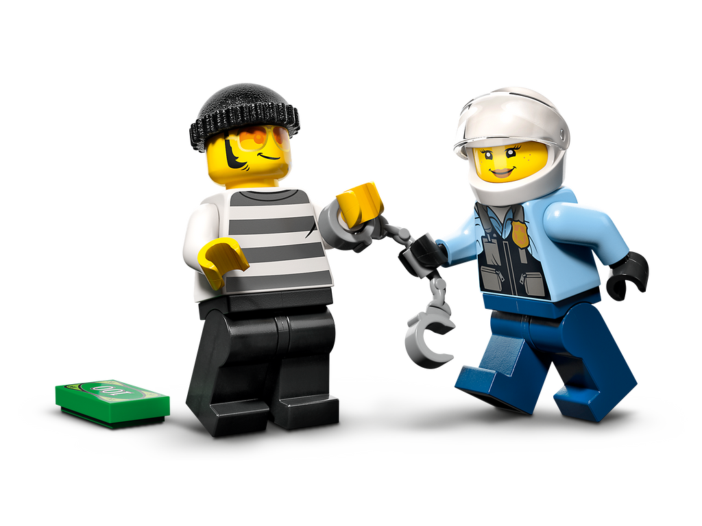 LEGO® City Police Bike Car Chase - Đồ chơi lắp ráp Mô tô Cảnh sát rượt đuổi - LEGO 60392 - Góc nhìn khác 3