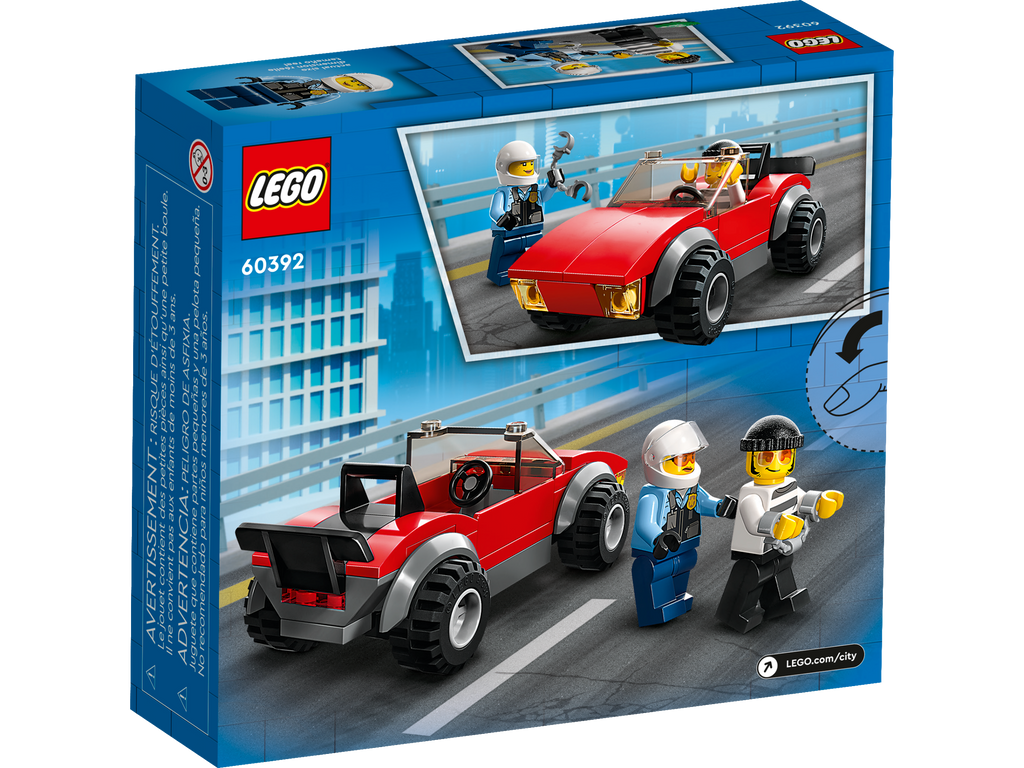 LEGO® City Police Bike Car Chase - Đồ chơi lắp ráp Mô tô Cảnh sát rượt đuổi - LEGO 60392 - Hình ảnh bổ sung 4