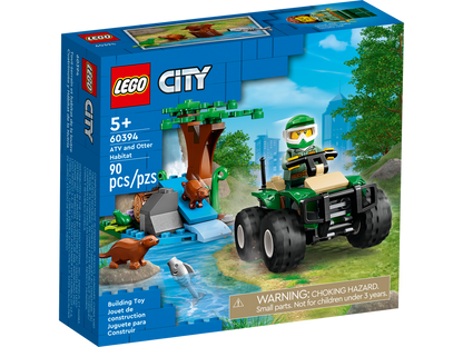 LEGO® City ATV and Otter Habitat - Đồ Chơi Lắp Ráp Xe Địa Hình và Rái Cá - LEGO 60394 - Hình ảnh sản phẩm