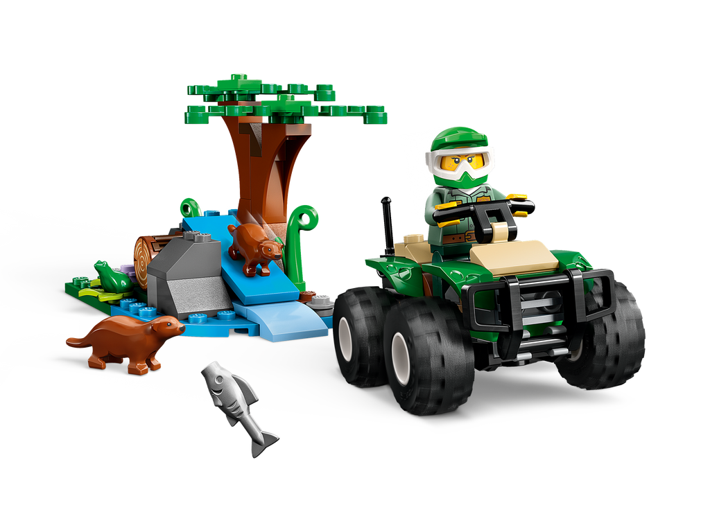 LEGO® City ATV and Otter Habitat - Đồ Chơi Lắp Ráp Xe Địa Hình và Rái Cá - LEGO 60394 - Hình ảnh chi tiết 2