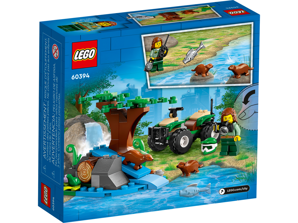 LEGO® City ATV and Otter Habitat - Đồ Chơi Lắp Ráp Xe Địa Hình và Rái Cá - LEGO 60394 - Góc nhìn khác 3