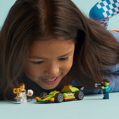 LEGO® City Green Race Car - Đồ chơi lắp ráp Xe Đua Màu Xanh - LEGO 60399 LEGO - ảnh 1 - Đồ chơi trí tuệ