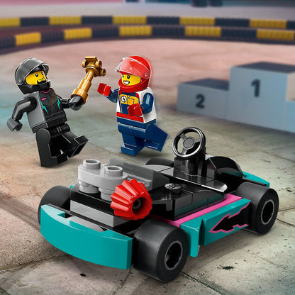 LEGO® City Go-Karts and Race Drivers - Đồ chơi lắp ráp xe đua - LEGO 60400 - Hình ảnh bổ sung 8