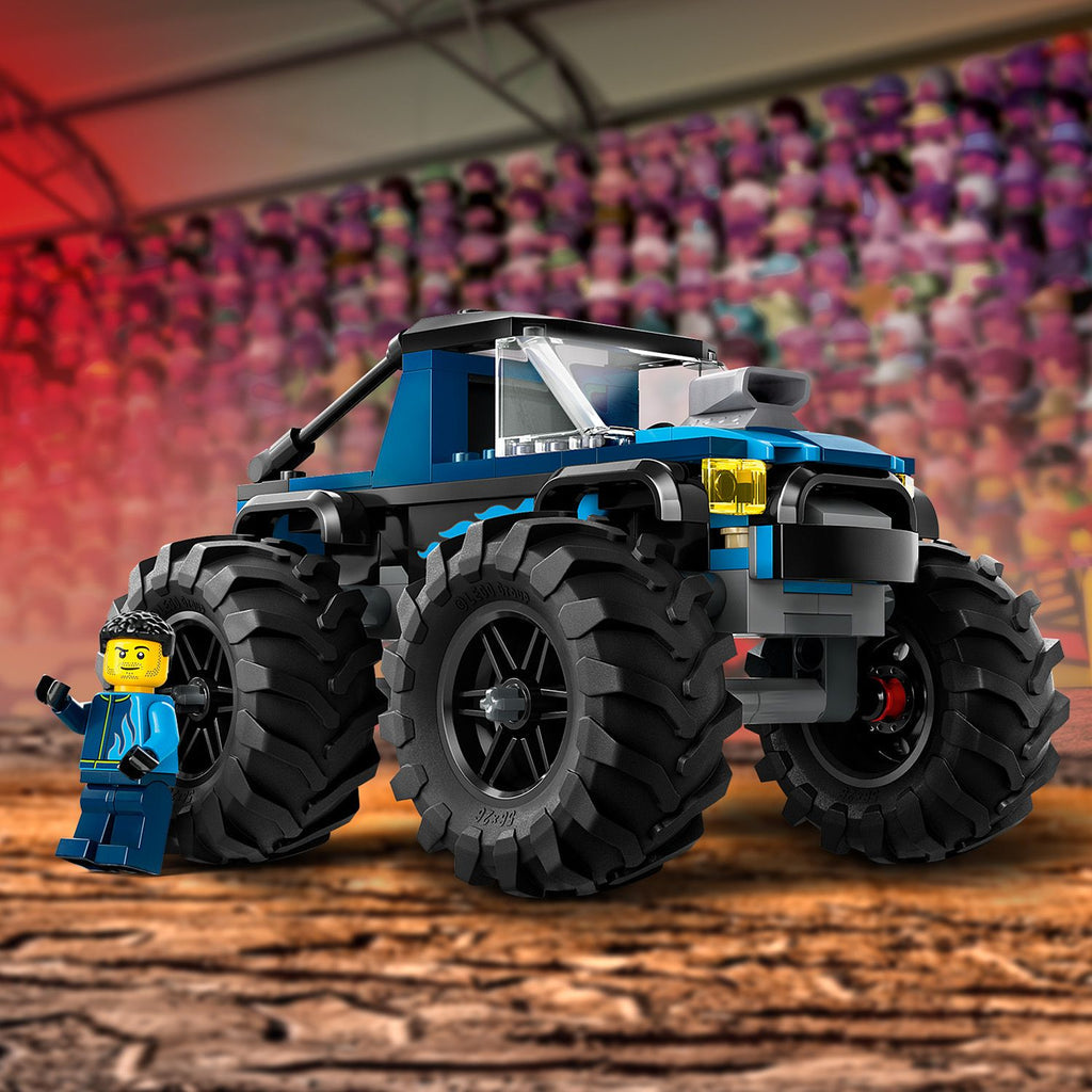 LEGO® City Blue Monster Truck - Đồ Chơi Lắp Ráp Xe Tải Quái Vật Xanh - LEGO 60402 - Hình ảnh bổ sung 6