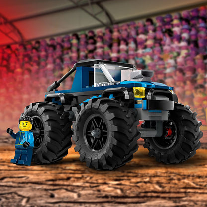 LEGO® City Blue Monster Truck - Đồ Chơi Lắp Ráp Xe Tải Quái Vật Xanh - LEGO 60402 - Hình ảnh bổ sung 6