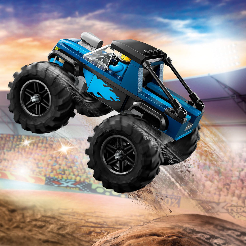 LEGO® City Blue Monster Truck - Đồ Chơi Lắp Ráp Xe Tải Quái Vật Xanh - LEGO 60402 - Hình ảnh bổ sung 7
