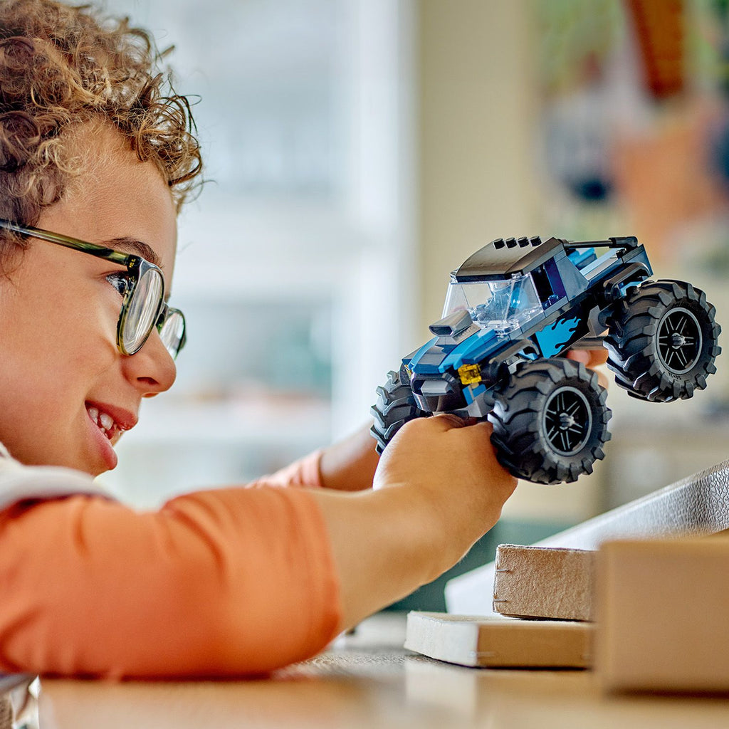 LEGO® City Blue Monster Truck - Đồ Chơi Lắp Ráp Xe Tải Quái Vật Xanh - LEGO 60402 - Hình ảnh bổ sung 8