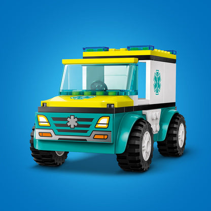 LEGO® City Emergency Ambulance and Snowboarder - Xe Cấp Cứu Và Người Trượt Tuyết - LEGO 60403 - Hình ảnh bổ sung 6