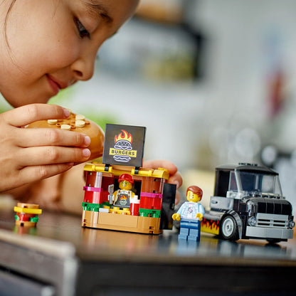 LEGO® City Burger Van - Xe Bán Burger Đồ Chơi Lắp Ráp - LEGO 60404 - Hình ảnh bổ sung 4