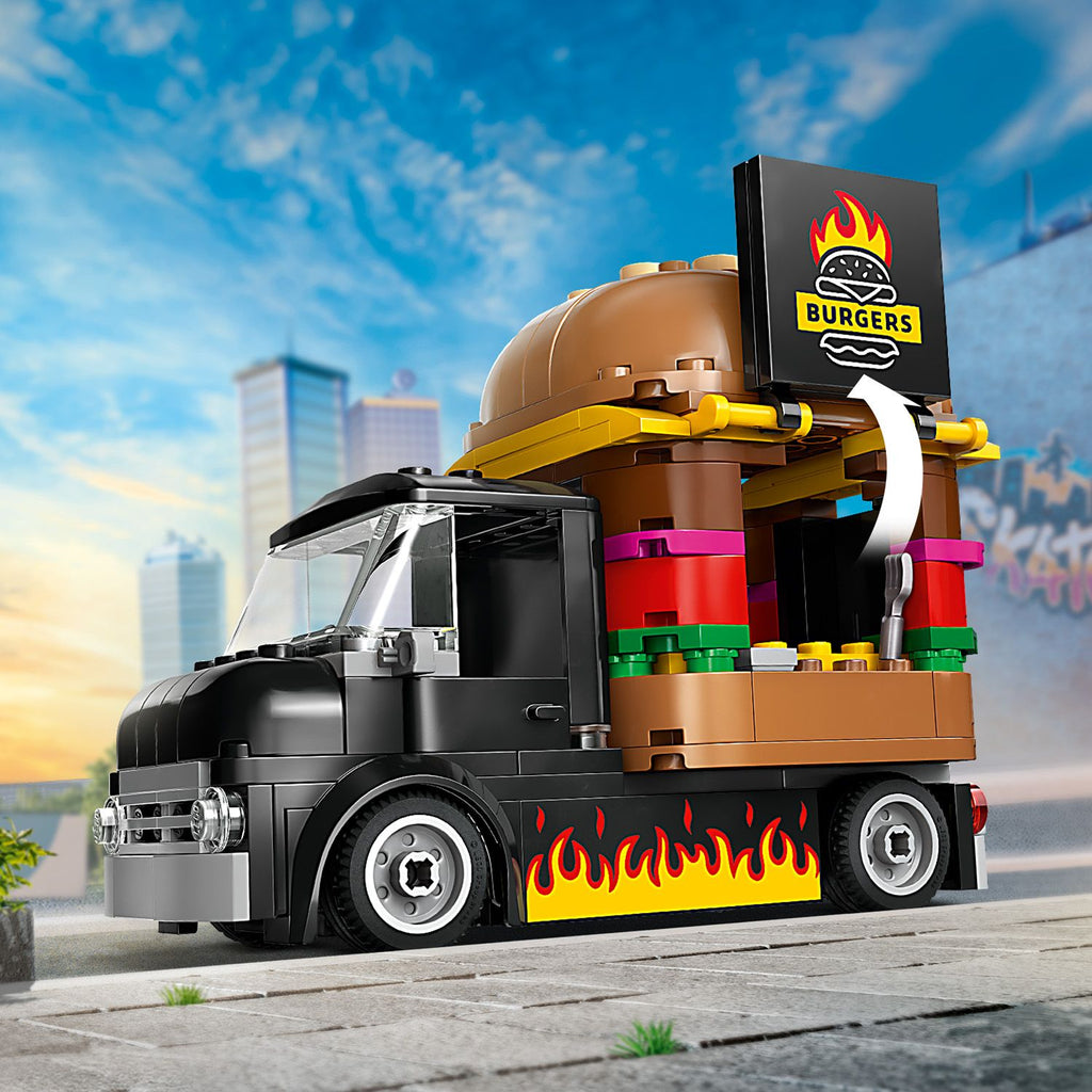 LEGO® City Burger Van - Xe Bán Burger Đồ Chơi Lắp Ráp - LEGO 60404 LEGO - ảnh 1 - LEGO