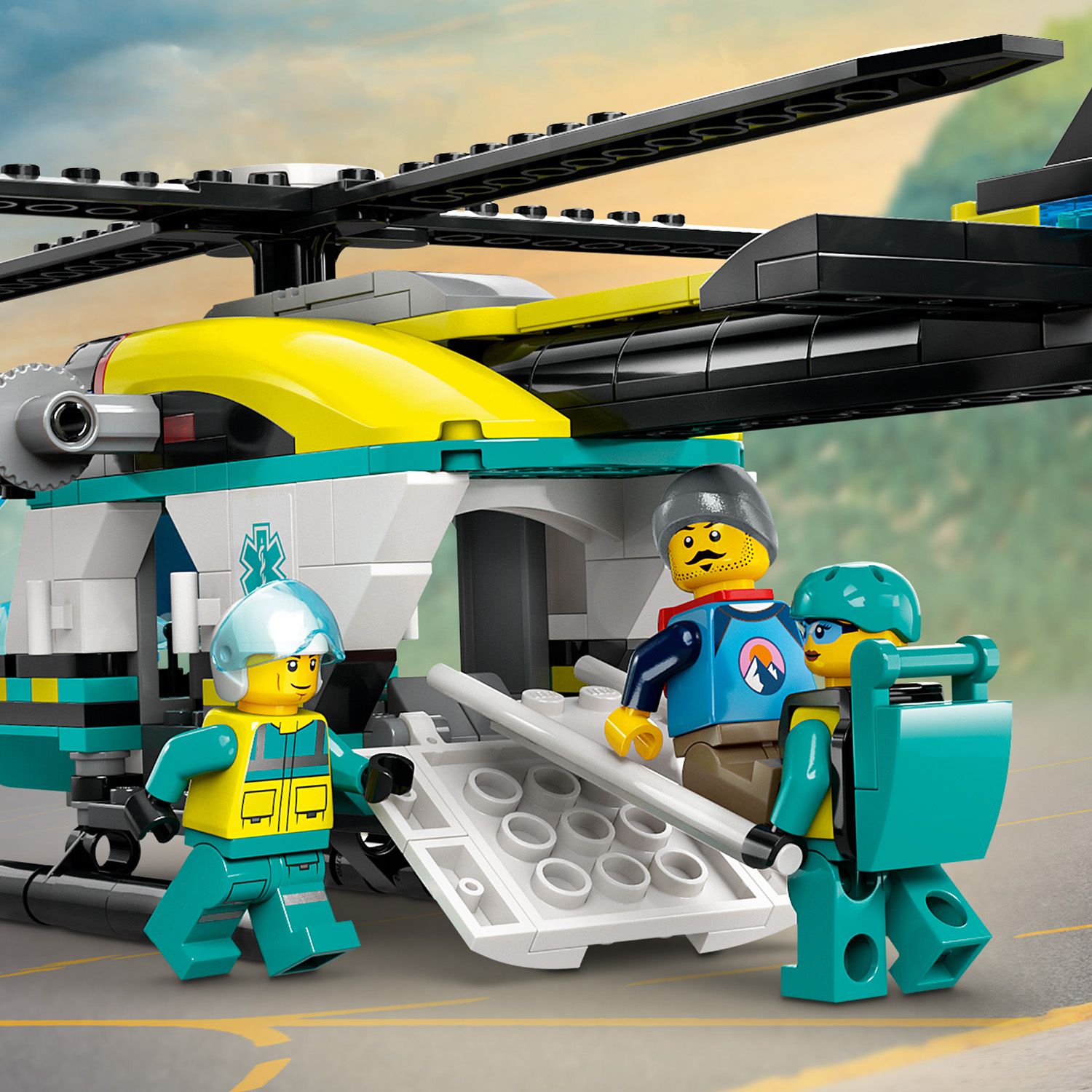 LEGO® City Emergency Rescue Helicopter - Trực Thăng Cứu Hộ Khẩn Cấp - LEGO 60405 LEGO - ảnh 1 - LEGO City