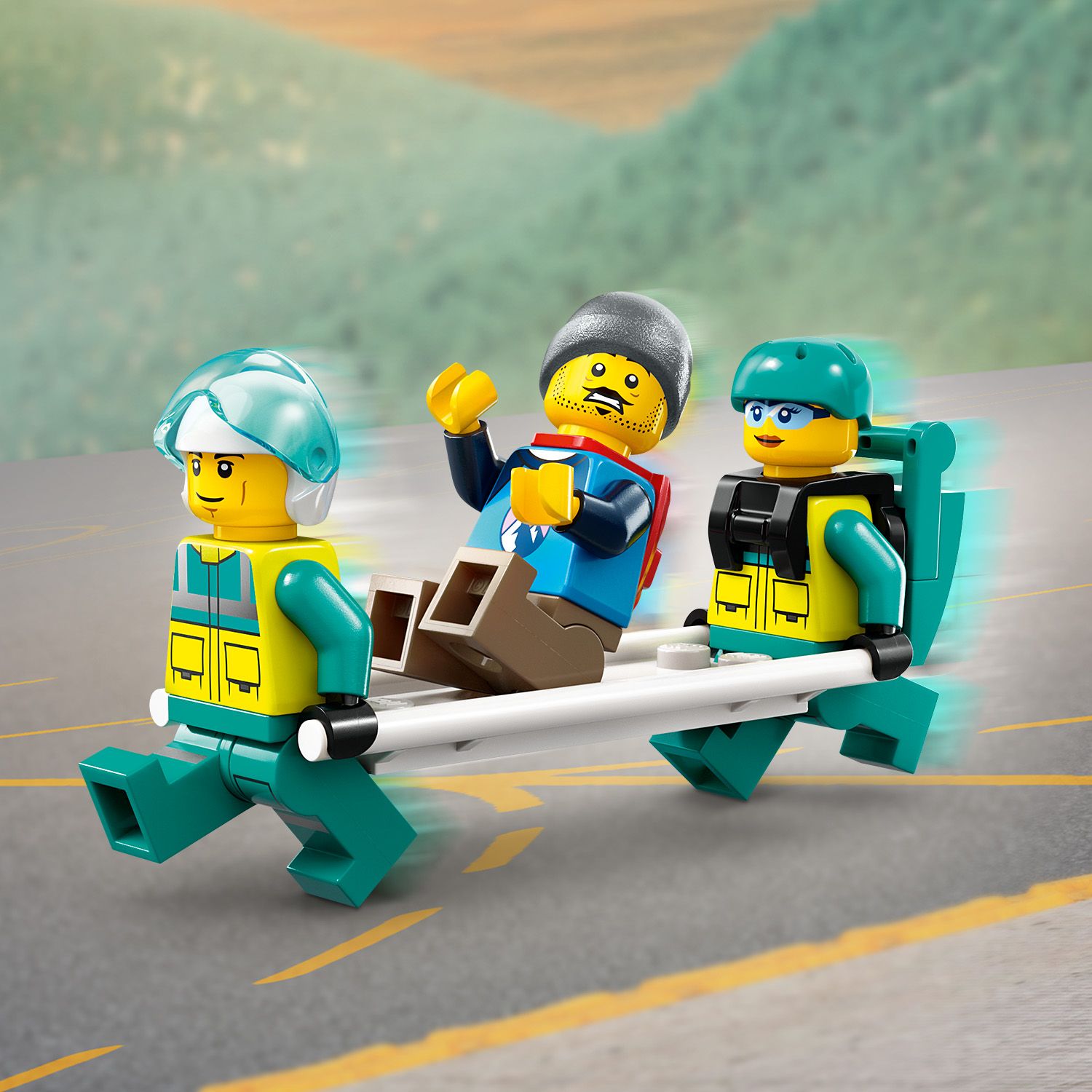LEGO® City Emergency Rescue Helicopter - Trực Thăng Cứu Hộ Khẩn Cấp - LEGO 60405 LEGO - ảnh 2 - LEGO City