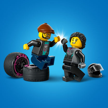 LEGO® City Race Car and Car Carrier Truck - Bộ Đồ Chơi Xe Đua Và Xe Tải Chở Xe - LEGO 60406 - Hình ảnh bổ sung 8