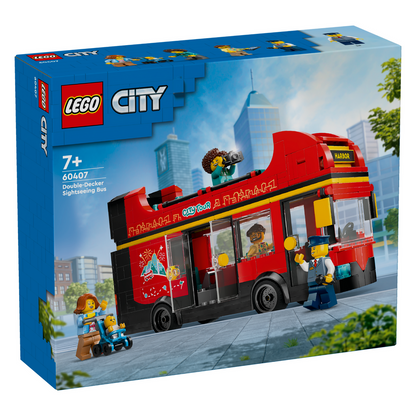 LEGO® City Red Double-Decker Sightseeing Bus - Xe Buýt Hai Tầng Đỏ LEGO 60407 - Hình ảnh sản phẩm