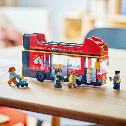 LEGO® City Red Double-Decker Sightseeing Bus - Xe Buýt Hai Tầng Đỏ LEGO 60407 - Góc nhìn khác 3