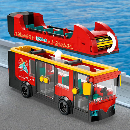 LEGO® City Red Double-Decker Sightseeing Bus - Xe Buýt Hai Tầng Đỏ LEGO 60407 LEGO - ảnh 4 - Lego
