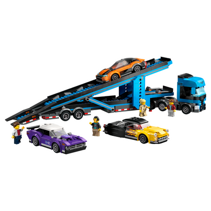 LEGO® City Car Transporter Truck with Sports Cars - Xe Tải Vận Chuyển Siêu Xe 60408 - LEGO - Hình ảnh chi tiết 2