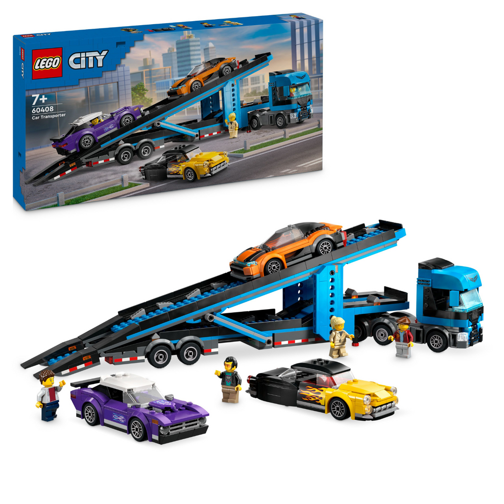 LEGO® City Car Transporter Truck with Sports Cars - Xe Tải Vận Chuyển Siêu Xe 60408 - LEGO LEGO - ảnh 2 - LEGO® City
