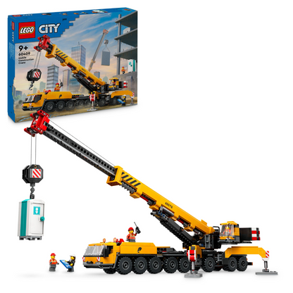 LEGO® City Yellow Mobile Construction Crane - Xe Cần Cẩu Xây Dựng Di Động - LEGO 60409 - Hình ảnh bổ sung 9