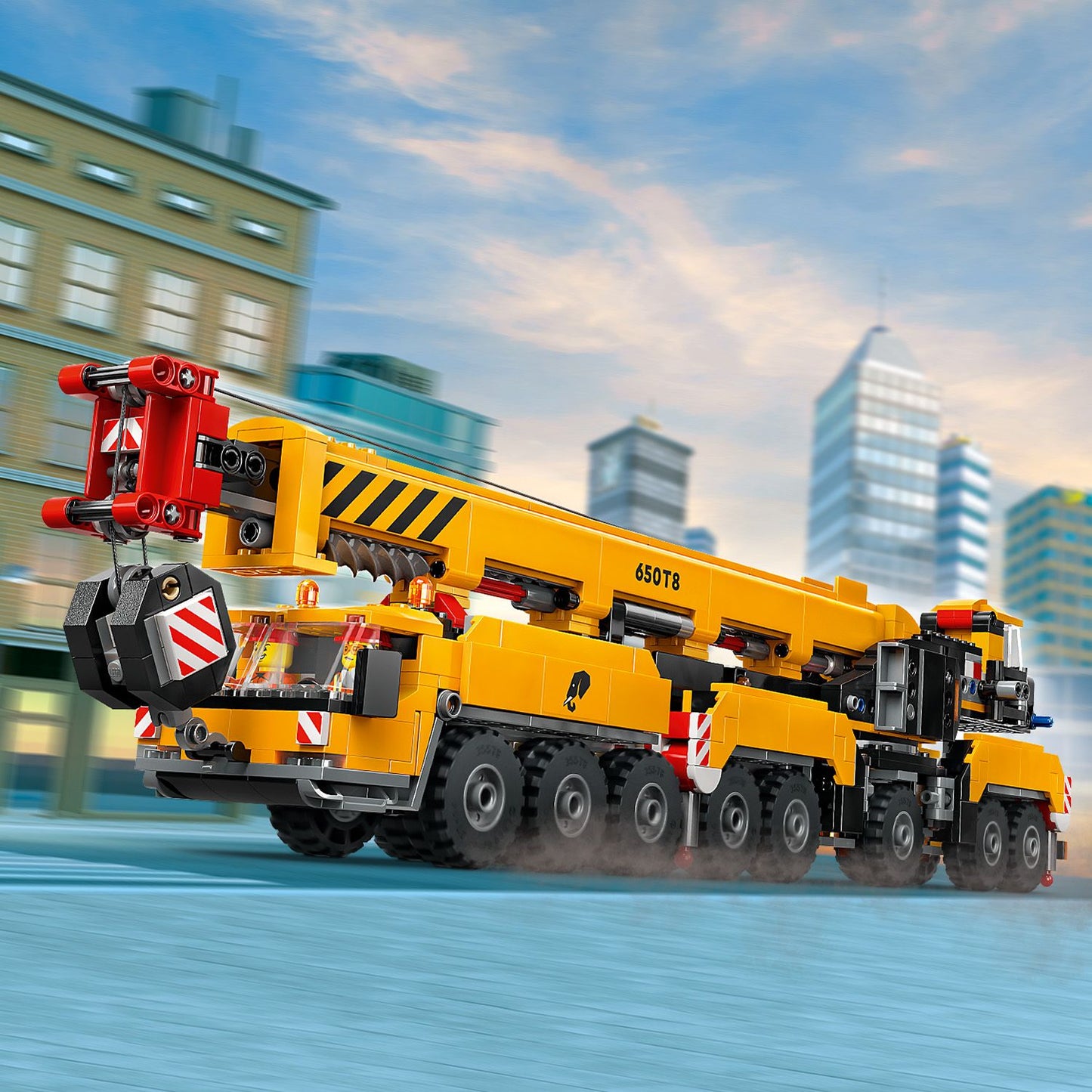 LEGO® City Yellow Mobile Construction Crane - Xe Cần Cẩu Xây Dựng Di Động - LEGO 60409 - Hình ảnh bổ sung 6