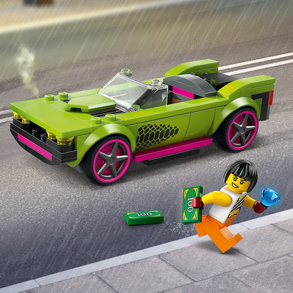 LEGO® City Police Car and Muscle Car Chase - Xe Cảnh Sát Đuổi Bắt Xe Cơ Bắp - LEGO 60415 - Hình ảnh bổ sung 7