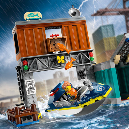 LEGO® City Police Speedboat and Crooks’ Hideout - Bộ Lắp Ráp Ca Nô Cảnh Sát và Hang Ổ Tội Phạm - LEGO 60417 - Hình ảnh bổ sung 8