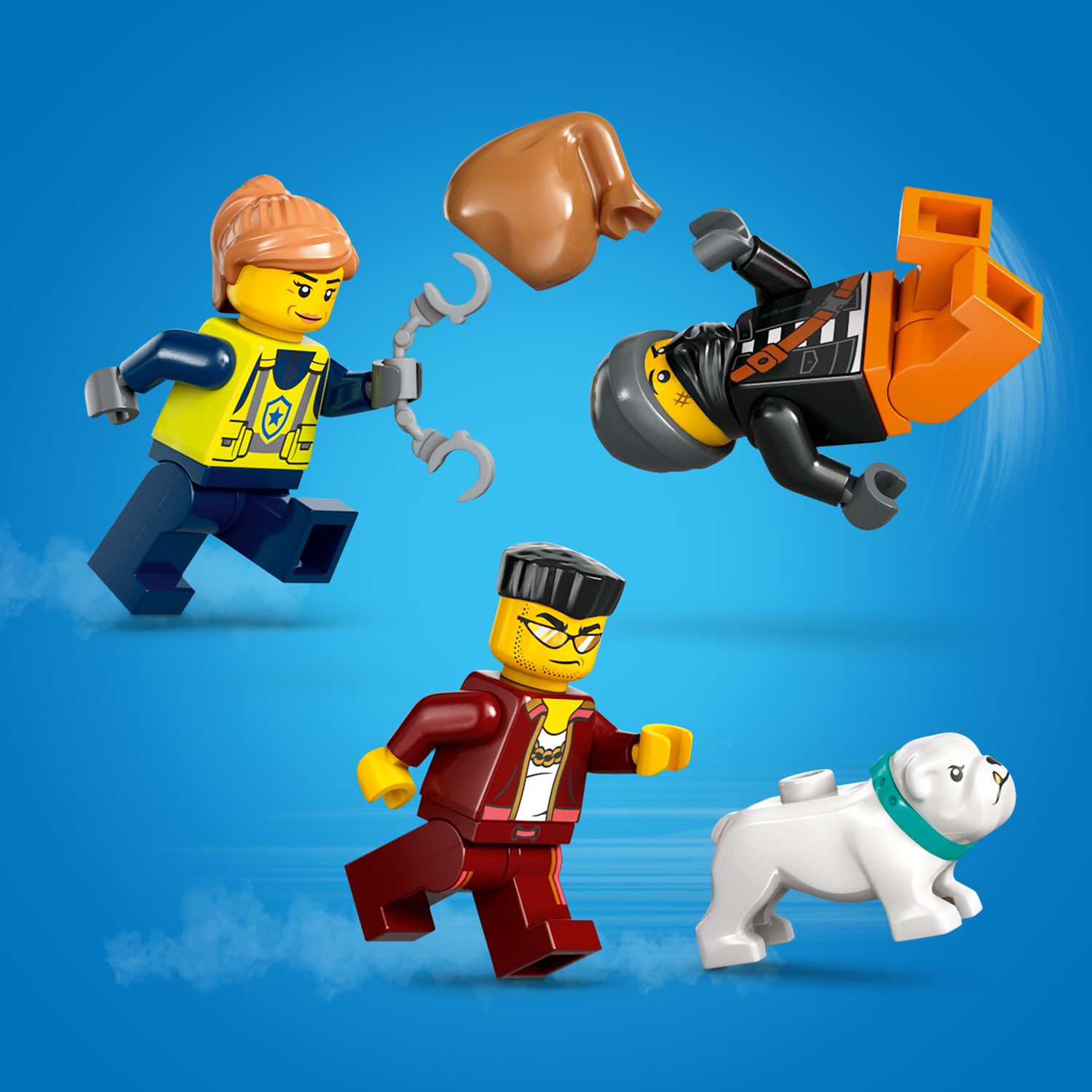 LEGO® City Police Speedboat and Crooks’ Hideout - Bộ Lắp Ráp Ca Nô Cảnh Sát và Hang Ổ Tội Phạm - LEGO 60417 LEGO - ảnh 3 - Le