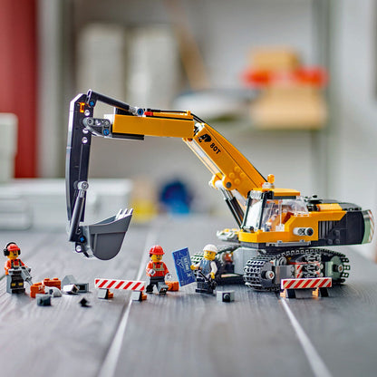 LEGO® City Yellow Construction Excavator - Máy Xúc Xây Dựng Màu Vàng - LEGO 60420 - Hình ảnh bổ sung 5