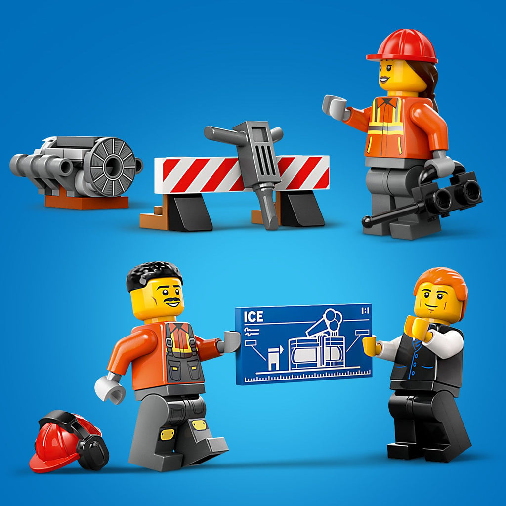 LEGO® City Yellow Construction Excavator - Máy Xúc Xây Dựng Màu Vàng - LEGO 60420 - Hình ảnh bổ sung 6