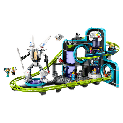 LEGO® City Robot World Roller-Coaster Park - Bộ Đồ Chơi Tàu Lượn Siêu Tốc Thành Phố Robot - LEGO 60421 - Hình ảnh chi tiết 2