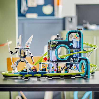 LEGO® City Robot World Roller-Coaster Park - Bộ Đồ Chơi Tàu Lượn Siêu Tốc Thành Phố Robot - LEGO 60421 - Hình ảnh bổ sung 5