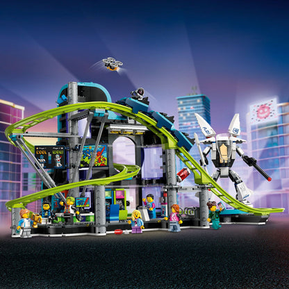 LEGO® City Robot World Roller-Coaster Park - Bộ Đồ Chơi Tàu Lượn Siêu Tốc Thành Phố Robot - LEGO 60421 - Hình ảnh bổ sung 6