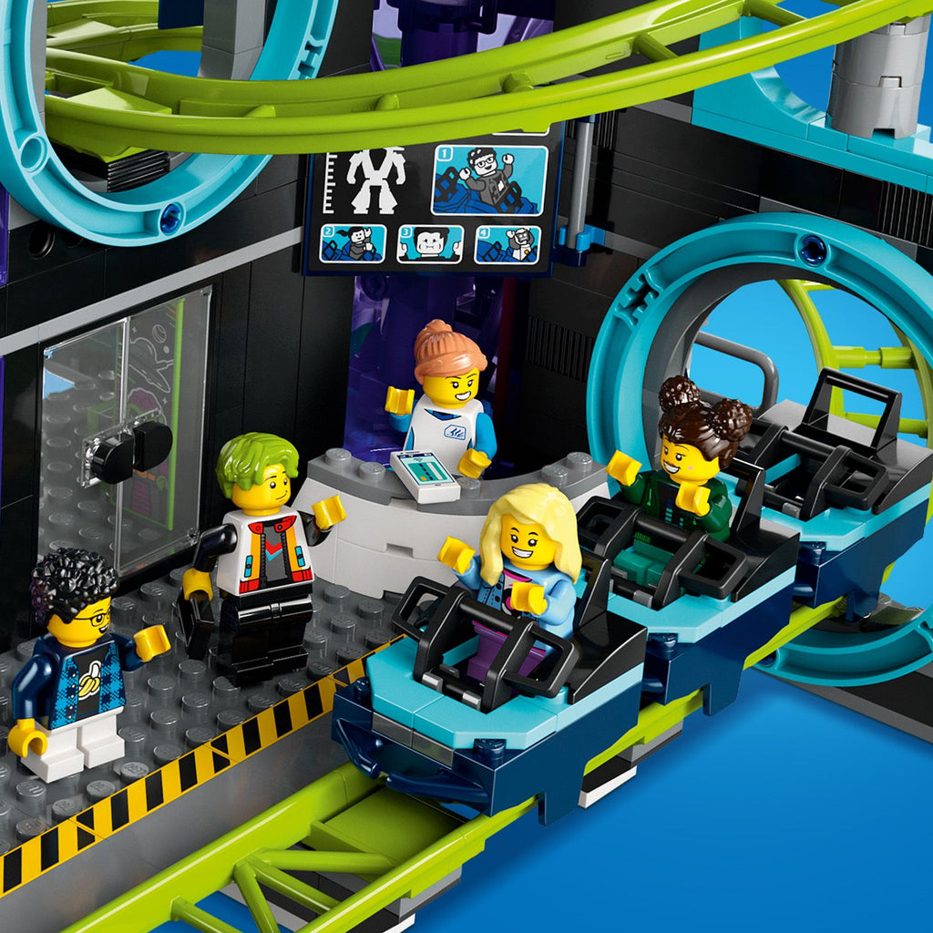 LEGO® City Robot World Roller-Coaster Park - Bộ Đồ Chơi Tàu Lượn Siêu Tốc Thành Phố Robot - LEGO 60421 LEGO - ảnh 1 - LEGO Ci