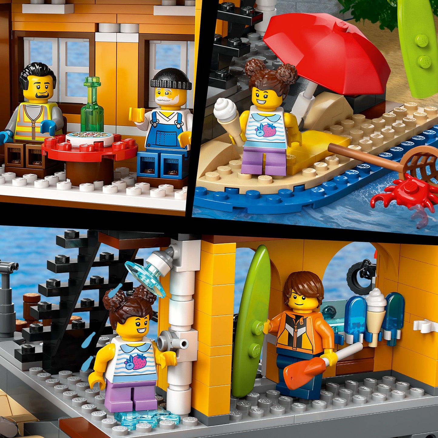 LEGO® City Seaside Harbor with Cargo Ship - Đồ Chơi Lắp Ráp Cảng Biển và Tàu Chở Hàng - LEGO 60422 LEGO - ảnh 1 - LEGO Buildi