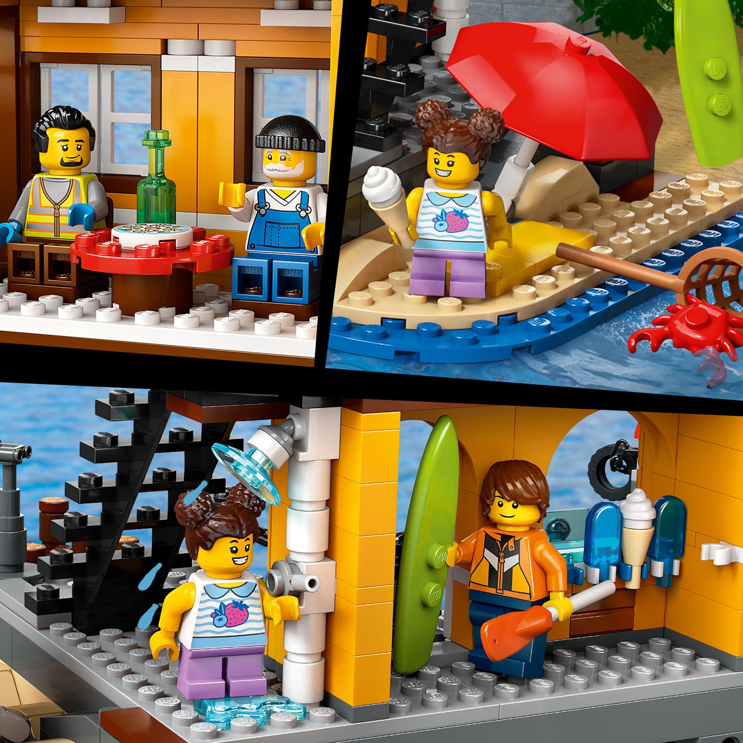 LEGO® City Seaside Harbor with Cargo Ship - Đồ Chơi Lắp Ráp Cảng Biển và Tàu Chở Hàng - LEGO 60422 LEGO - ảnh 1 - LEGO Buildi
