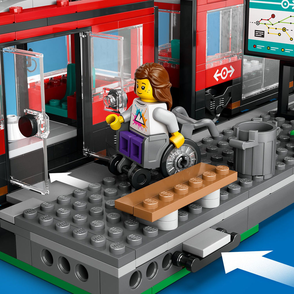 LEGO® City Downtown Tram and Station - Xe Điện Và Nhà Ga Trung Tâm - LEGO 60423 - Hình ảnh bổ sung 8