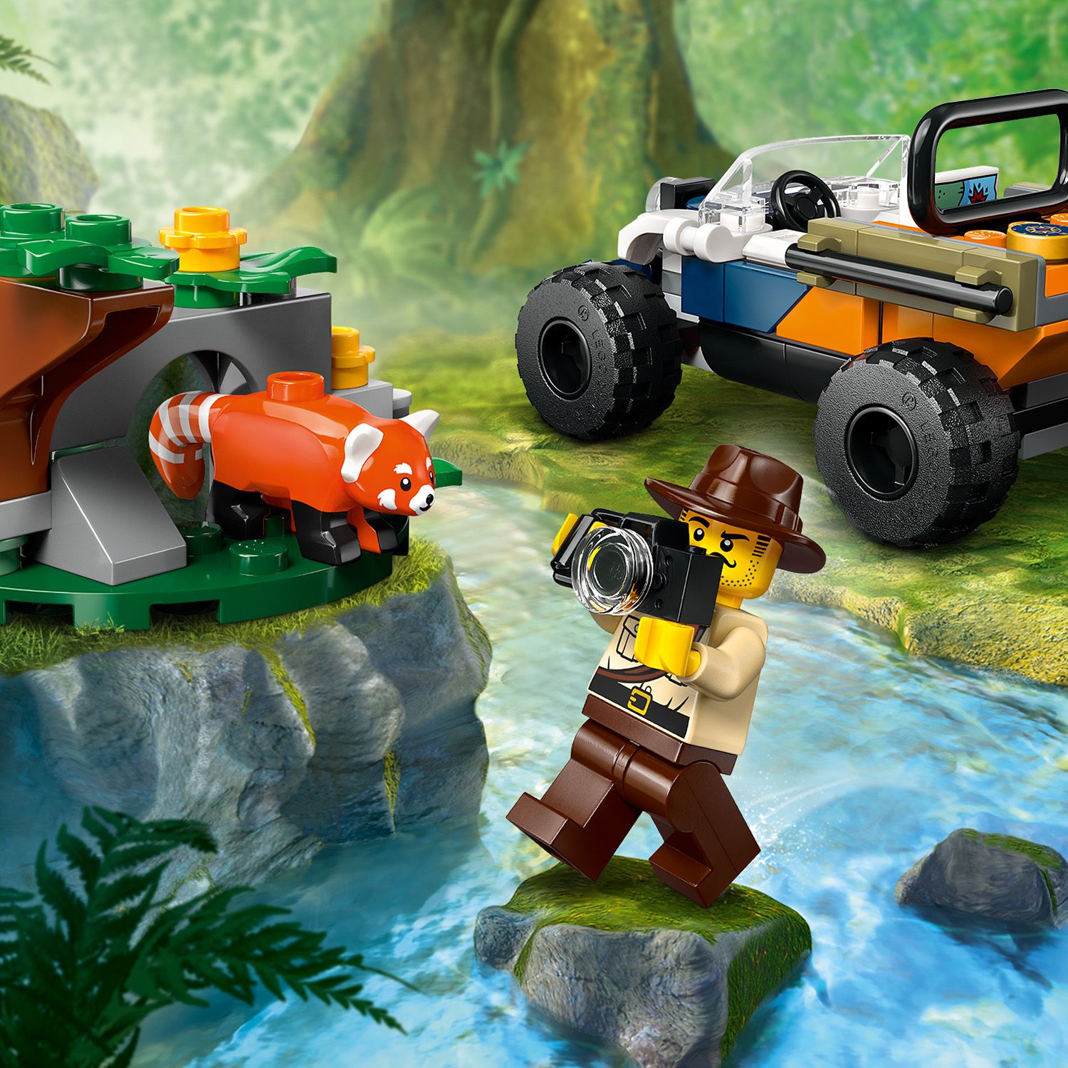LEGO® City Jungle Explorer ATV Red Panda Mission - Xe Địa Hình Thám Hiểm Gấu Trúc Đỏ - LEGO 60424 LEGO - ảnh 1 - LEGO City