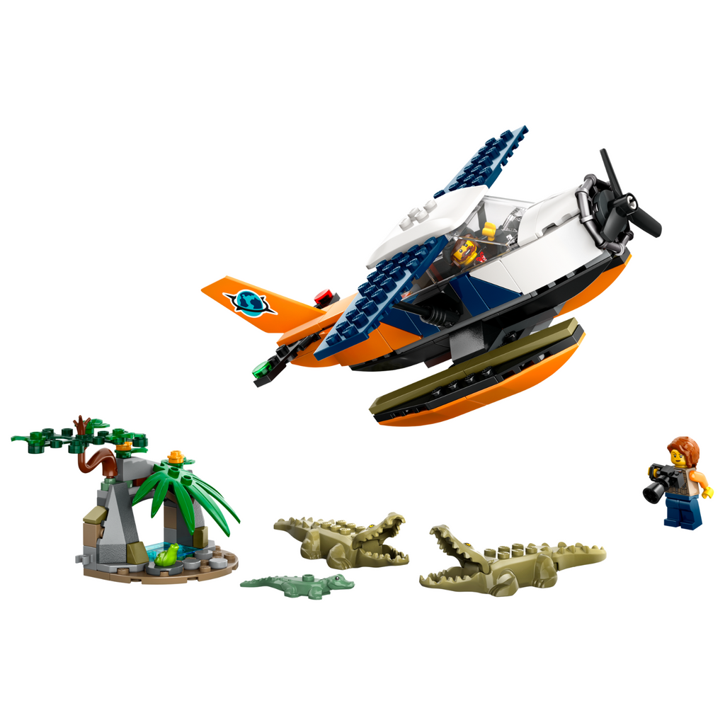 LEGO® City Jungle Explorer Water Plane - Thủy Phi Cơ Thám Hiểm Rừng Xanh LEGO 60425 - Hình ảnh chi tiết 2