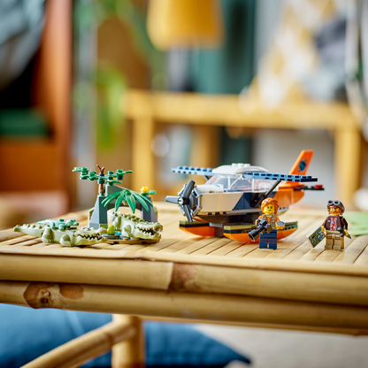 LEGO® City Jungle Explorer Water Plane - Thủy Phi Cơ Thám Hiểm Rừng Xanh LEGO 60425 - Hình ảnh bổ sung 5