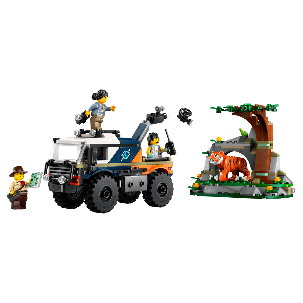 LEGO® City Jungle Explorer Off-Road Truck - Xe Tải Địa Hình Khám Phá Rừng Rậm LEGO 60426 - Hình ảnh chi tiết 2