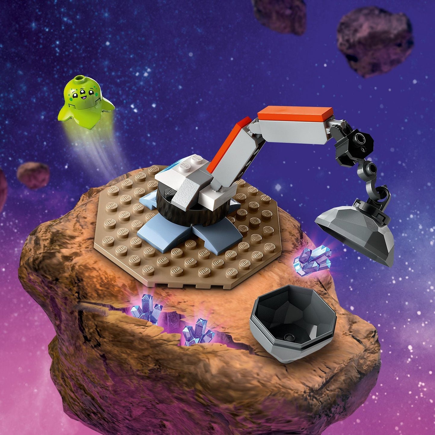 LEGO® City Spaceship and Asteroid Discovery - Bộ Đồ Chơi Khám Phá Không Gian Và Thiên Thạch - LEGO 60429 - Hình ảnh bổ sung 8