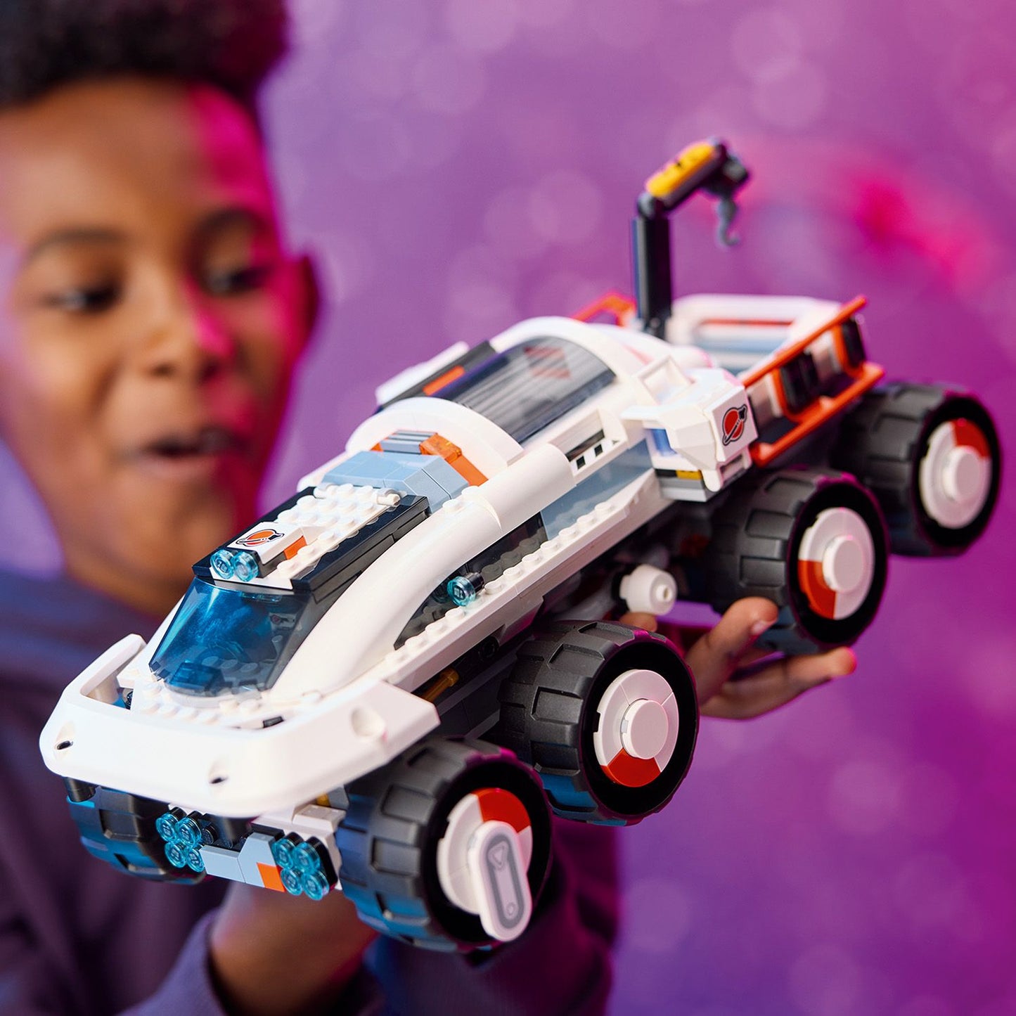 LEGO® City Command Rover and Crane Loader - Xe Rover Chỉ Huy và Cần Cẩu Thám Hiểm Không Gian - LEGO 60432 - Hình ảnh bổ sung 7