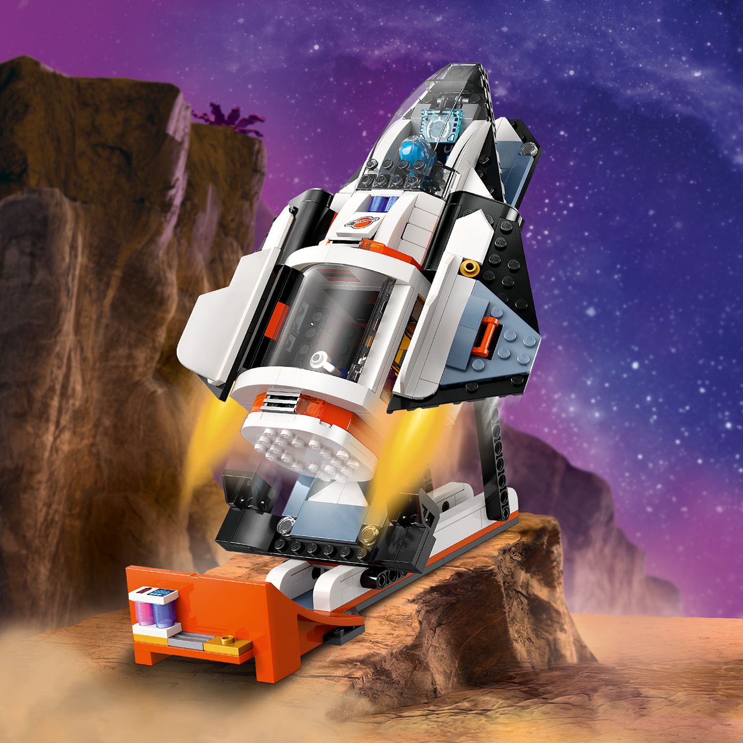 LEGO® City Space Base and Rocket Launchpad - Bộ Lắp Ráp Căn Cứ Không Gian - LEGO 60434 - Hình ảnh bổ sung 9