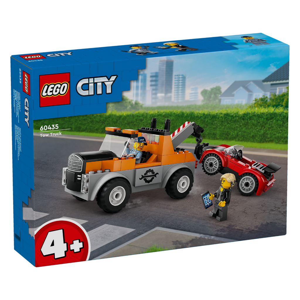 LEGO® City Tow Truck and Sports Car Repair - Bộ Lắp Ráp Xe Cứu Hộ và Xe Thể Thao - LEGO 60435 - Hình ảnh sản phẩm